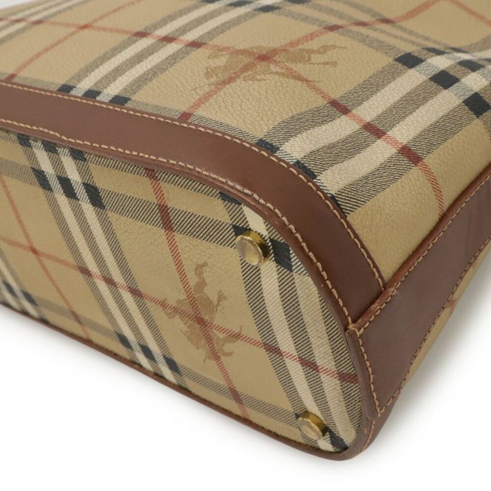 Burberry Nova Check 2WAY Handbag PVC/Leather - Picture 3 of 9